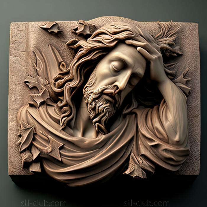 3D model st jesus (STL)